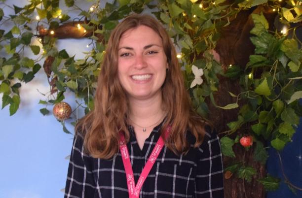 Beth, a children's counsellor at Birmingham St Mary's Hospice