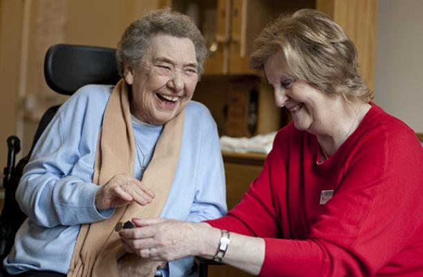 Help and support being given by Saint Michael's Hospice