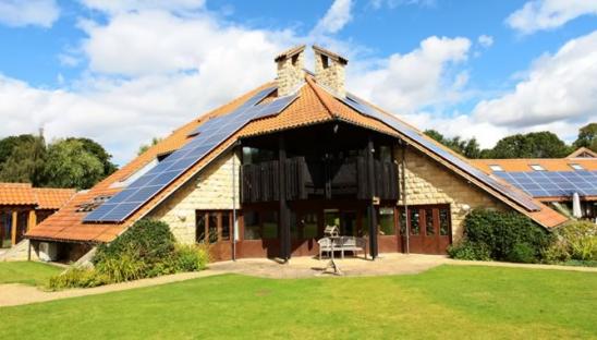 A hospice building helped by a grant from Hospice UK