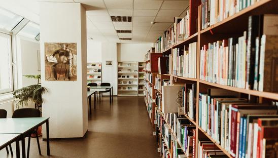 A stock photo of a library
